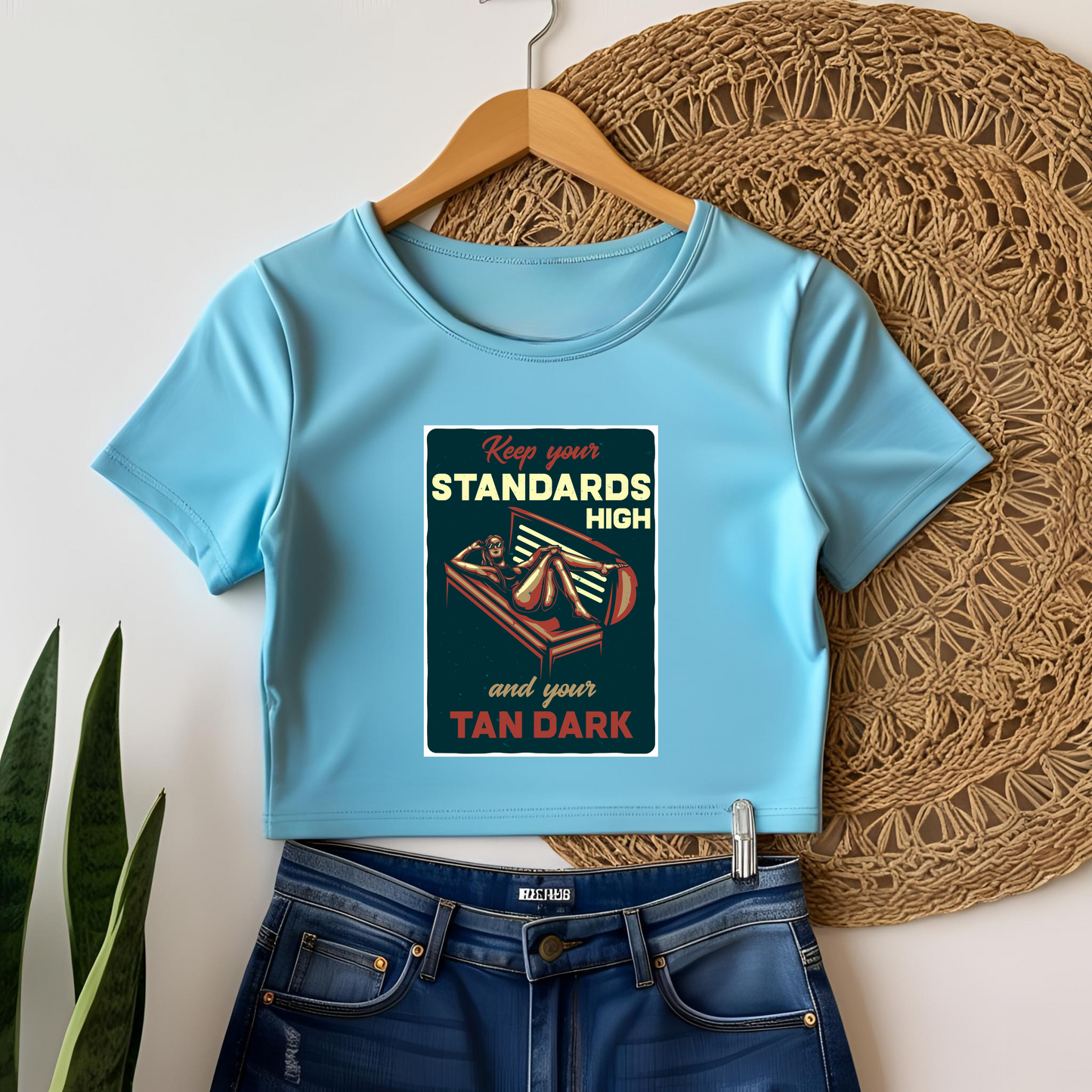 STANDARDS HIGH CROP TOP
