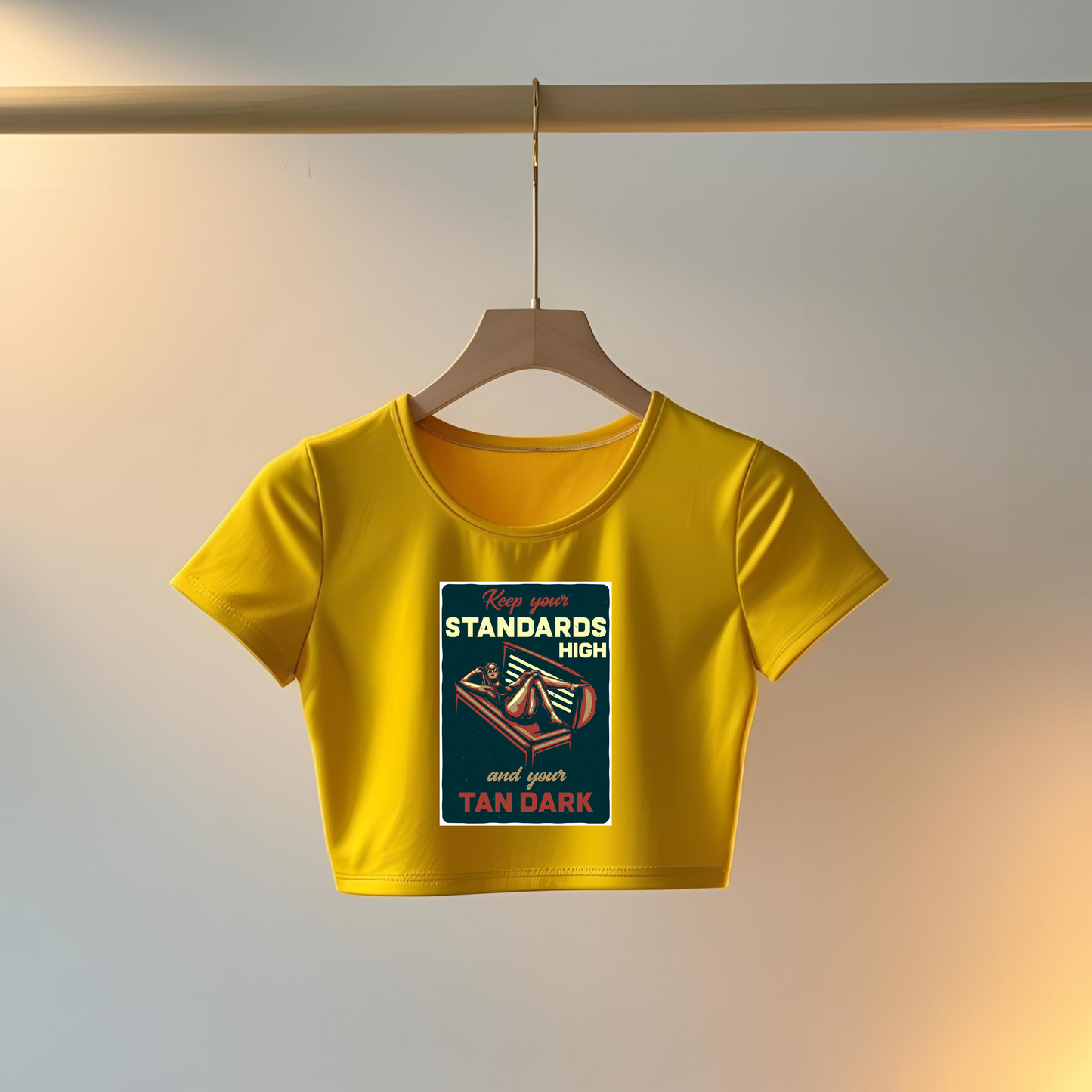 STANDARDS HIGH CROP TOP