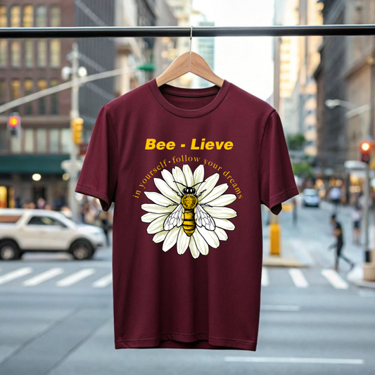 BEE-LIEVE YOURSELF OVERSIZE TEE